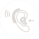 Image indicating wearing of hearing aid(s)