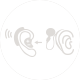 Image indicating wearing of both hearing aid(s) and cochlear implant(s)